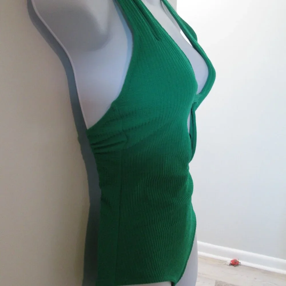 Becca Pucker Up Tear Drop One-Piece Swimsuit NWT Sz S - Picture 6 of 11